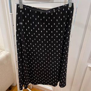 Ann Taylor Polka Dot Pull-On Skirt (Retail: $99)